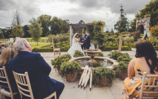 exchange of vows during the wedding ceremony