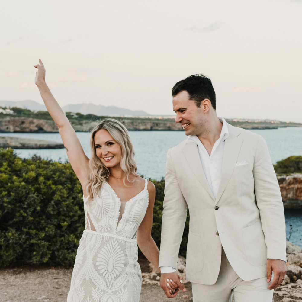 Mallorca elopement -03 – 58 their happiness during the photoshoot after the elopment
