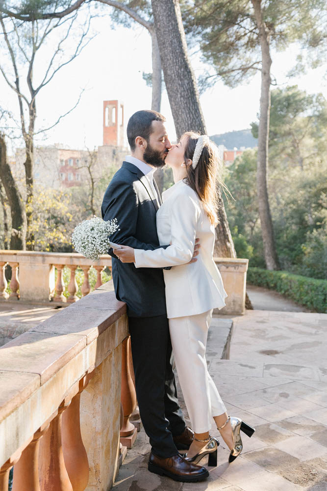 Moment of passion for this kiss