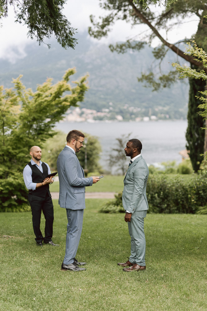 same sex elopement in lake como-26-007 exchange of vows during the ceremony