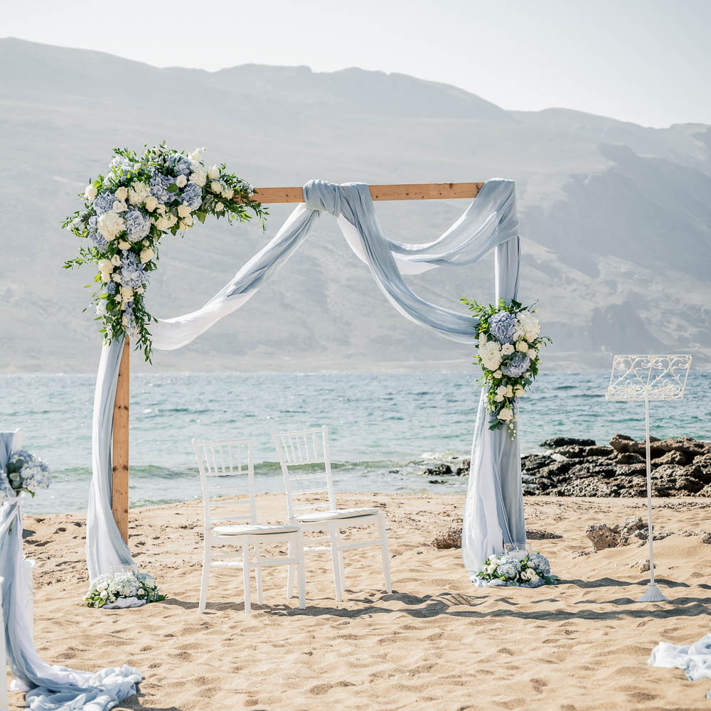 wedding in Crete-7728-100 setting on the beach for the arch